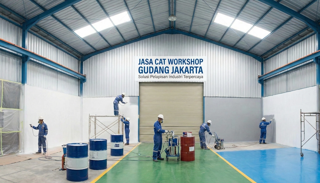 Jasa cat workshop gudang jakarta
